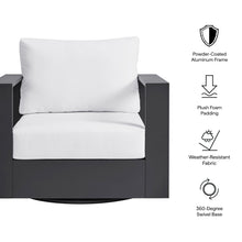 Load image into Gallery viewer, Tahoe Outdoor Patio Powder-Coated Aluminum Swivel Armchair by Modway