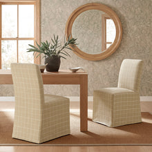 Load image into Gallery viewer, Aster Linen Cotton Blend Slipcovered Dining Chairs Set of 2 by Modway