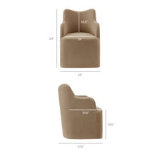 Load image into Gallery viewer, Cordelle Linen Blend Swivel Dining Chair by Modway