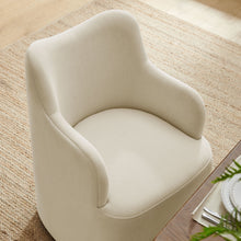 Load image into Gallery viewer, Cordelle Linen Blend Swivel Dining Chair by Modway