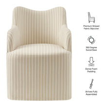 Load image into Gallery viewer, Cordelle Linen Blend Swivel Dining Chair by Modway