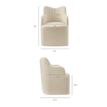 Load image into Gallery viewer, Cordelle Linen Blend Swivel Dining Chair by Modway
