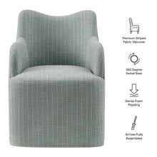 Load image into Gallery viewer, Cordelle Linen Blend Swivel Dining Chair by Modway