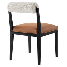 Load image into Gallery viewer, Kai Boucle and Vegan Leather Dining Chair Set of 2 by Modway
