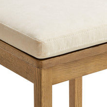 Load image into Gallery viewer, Jax Oak Wood Dining Chair With Wavy Razor Back and Cushion Set of 2 by Modway