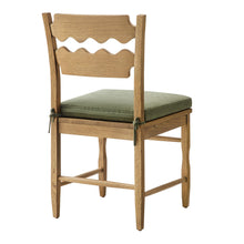 Load image into Gallery viewer, Jax Oak Wood Dining Chair With Wavy Razor Back and Cushion Set of 2 by Modway