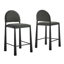 Load image into Gallery viewer, Hayley Upholstered Fabric Counter Stools Set of 2 by Modway