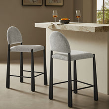 Load image into Gallery viewer, Hayley Upholstered Fabric Counter Stools Set of 2 by Modway