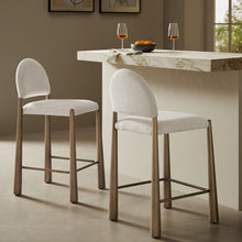 Load image into Gallery viewer, Hayley Upholstered Fabric Counter Stools Set of 2 by Modway