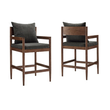Load image into Gallery viewer, Remington Wood Counter Stool Set of 2 by Modway