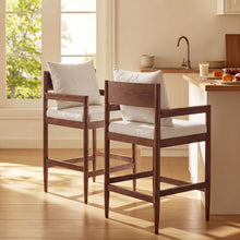 Load image into Gallery viewer, Remington Wood Counter Stool Set of 2 by Modway