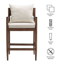 Load image into Gallery viewer, Remington Wood Counter Stool Set of 2 by Modway