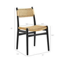 Load image into Gallery viewer, Wynn Rope and Wood Dining Side Chair by Modway