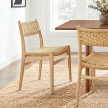 Load image into Gallery viewer, Wynn Rope and Wood Dining Side Chair by Modway