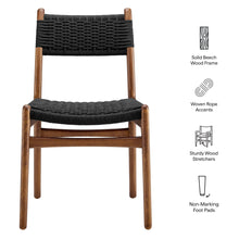 Load image into Gallery viewer, Wynn Rope and Wood Dining Side Chair by Modway