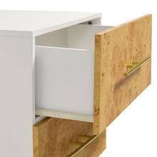 Load image into Gallery viewer, Abel 2-Drawer Burl Wood Nightstand by Modway