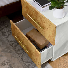 Load image into Gallery viewer, Abel 2-Drawer Burl Wood Nightstand by Modway