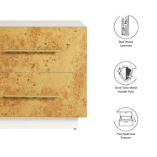 Load image into Gallery viewer, Abel 2-Drawer Burl Wood Nightstand by Modway
