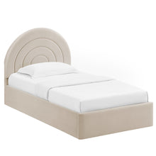 Load image into Gallery viewer, Solana Arched Performance Velvet Twin Platform Bed by Modway