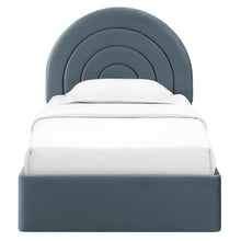 Load image into Gallery viewer, Solana Arched Performance Velvet Twin Platform Bed by Modway