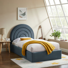 Load image into Gallery viewer, Solana Arched Performance Velvet Twin Platform Bed by Modway