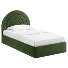 Load image into Gallery viewer, Solana Arched Performance Velvet Twin Platform Bed by Modway