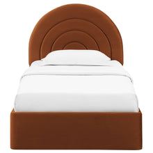 Load image into Gallery viewer, Solana Arched Performance Velvet Twin Platform Bed by Modway