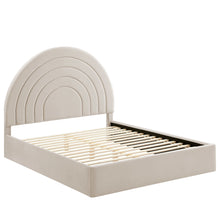 Load image into Gallery viewer, Solana Arched Performance Velvet Full Platform Bed by Modway
