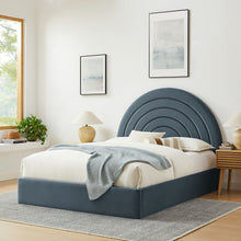 Load image into Gallery viewer, Solana Arched Performance Velvet Full Platform Bed by Modway