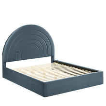 Load image into Gallery viewer, Solana Arched Performance Velvet Queen Platform Bed by Modway