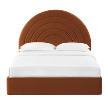 Load image into Gallery viewer, Solana Arched Performance Velvet Queen Platform Bed by Modway