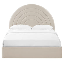 Load image into Gallery viewer, Solana Arched Performance Velvet King Platform Bed by Modway