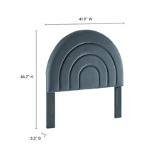 Load image into Gallery viewer, Solana Arched Performance Velvet Twin Headboard by Modway