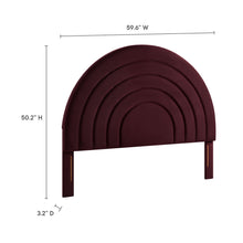 Load image into Gallery viewer, Solana Arched Performance Velvet Full Headboard by Modway