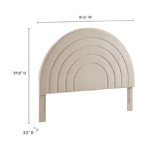 Load image into Gallery viewer, Solana Arched Performance Velvet King Headboard by Modway