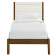 Load image into Gallery viewer, Olea Channel Tufted Boucle Solid Wood Twin Platform Bed by Modway