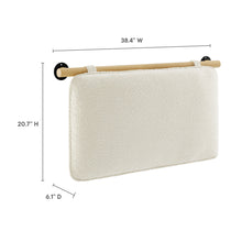 Load image into Gallery viewer, Anela Wall-Mounted Chenille Upholstered Twin Headboard by Modway