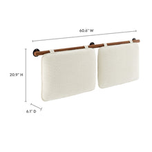 Load image into Gallery viewer, Anela Wall-Mounted Chenille Upholstered Queen Headboard by Modway