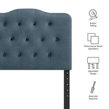 Load image into Gallery viewer, Annabel Stain-Resistant Performance Velvet Twin Headboard by Modway