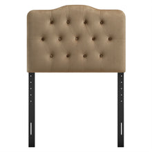 Load image into Gallery viewer, Annabel Stain-Resistant Performance Velvet Twin Headboard by Modway
