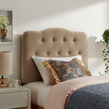 Load image into Gallery viewer, Annabel Premium Linen Blend Twin Headboard by Modway