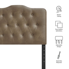 Load image into Gallery viewer, Annabel Faux Leather Twin Headboard by Modway