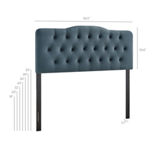 Load image into Gallery viewer, Annabel Stain-Resistant Performance Velvet Full Headboard by Modway