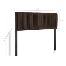 Load image into Gallery viewer, Eloise Stain-Resistant Performance Velvet Full Headboard by Modway