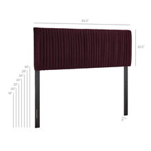 Load image into Gallery viewer, Eloise Stain-Resistant Performance Velvet Queen Headboard by Modway