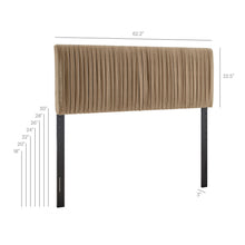 Load image into Gallery viewer, Eloise Stain-Resistant Performance Velvet Queen Headboard by Modway