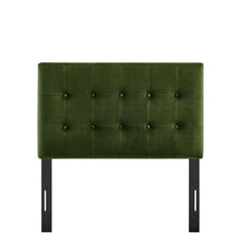 Load image into Gallery viewer, Emily Stain-Resistant Performance Velvet Twin Size Headboard by Modway