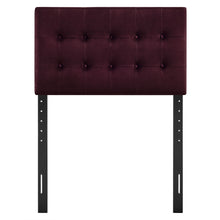 Load image into Gallery viewer, Emily Stain-Resistant Performance Velvet Twin Size Headboard by Modway