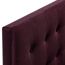 Load image into Gallery viewer, Emily Stain-Resistant Performance Velvet Twin Size Headboard by Modway