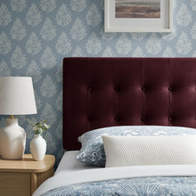 Load image into Gallery viewer, Emily Stain-Resistant Performance Velvet Twin Size Headboard by Modway